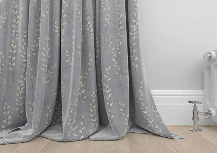Willow Field, Stone Grey - Made to Measure Curtains - Image 6